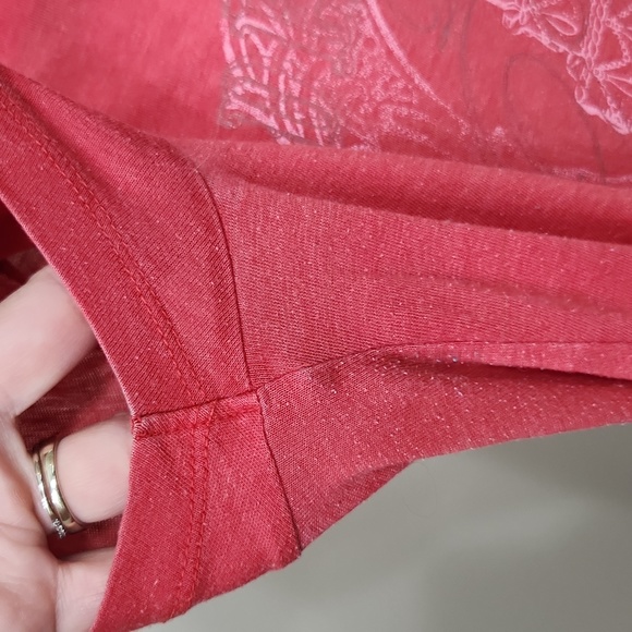 Victoria's Secret PINK Graphic Tee, Small, Red - Picture 5 of 7